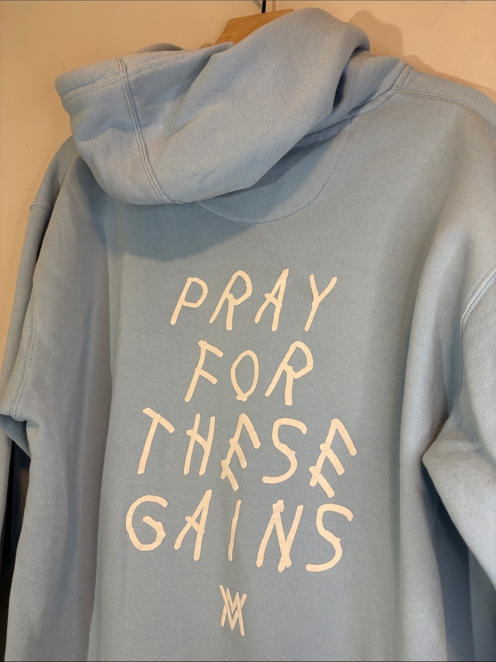 Calum Von Moger Crew Fitness Influencer Pray for These Gains Pump Cover Hoodie